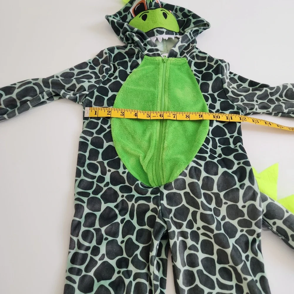 Zip-up Hooded Dinosaur Costume Toddler Kids size 18‎ - 24 Months